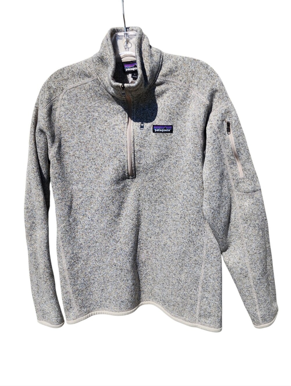 Patagonia 25618 Better Sweater Quarter-Zip Fleece Pullover In Pelican sz L